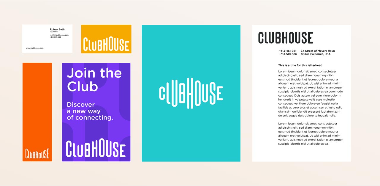 Brand Identity Concept for Clubhouse Which Surpasses the Original Design
