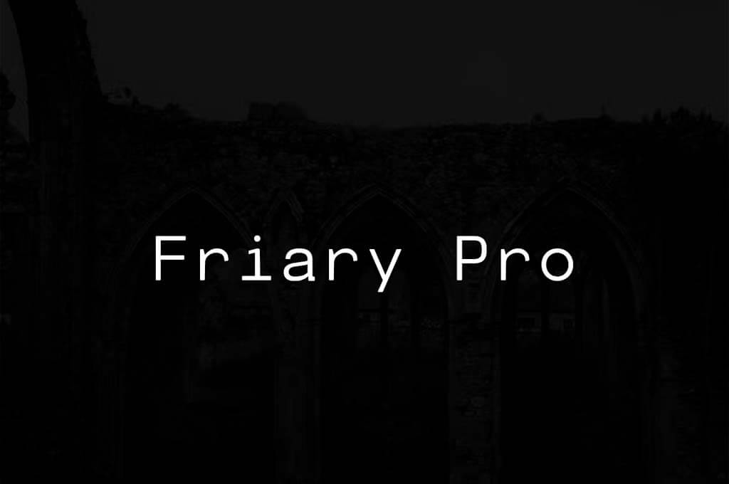 Friary Pro Typeface Web Fonts