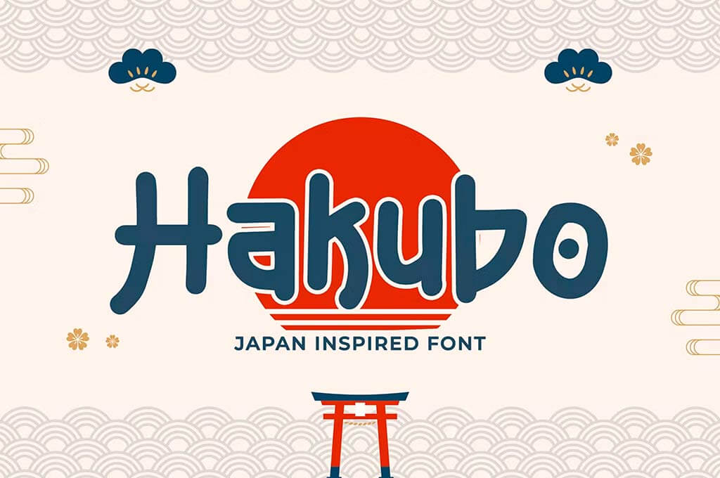 Hakubo - Japan Inspired Font
