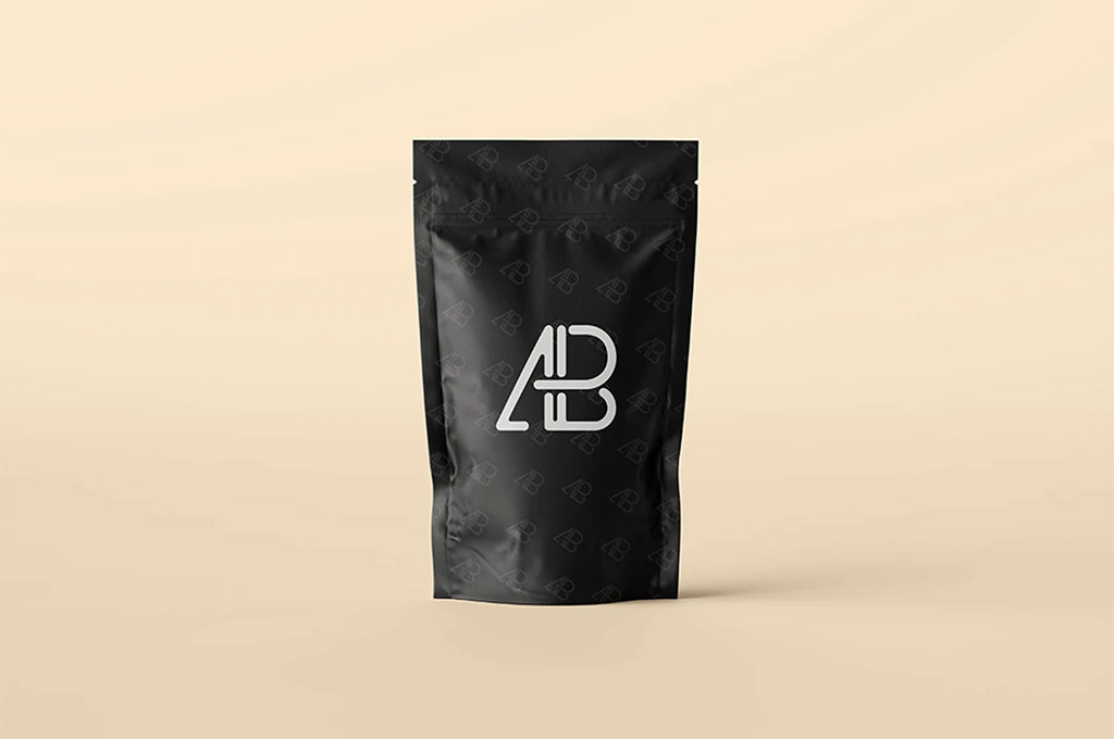 Pouch Bag Packaging Mockup