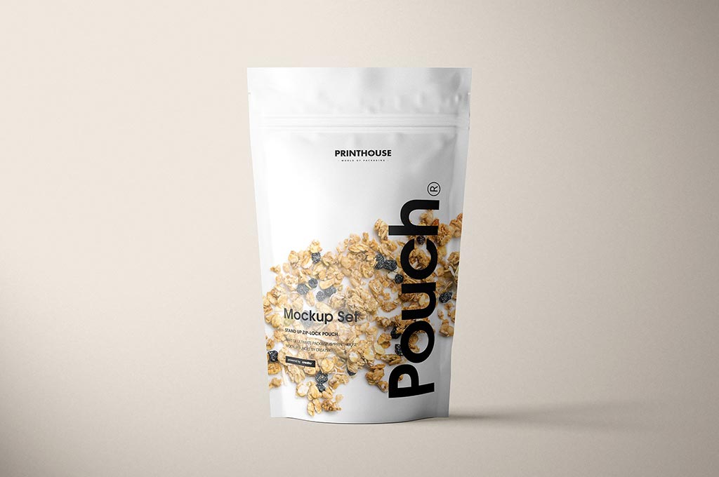 Stand Up Pouch Mockups Set