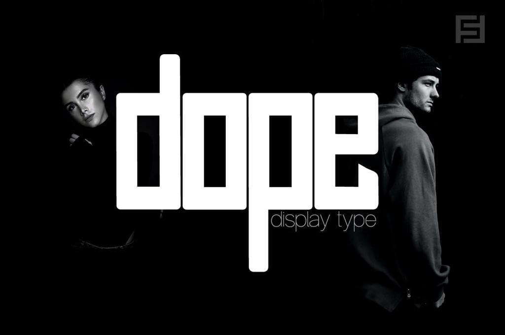 DOPE — Unique Display / Logo Typeface
