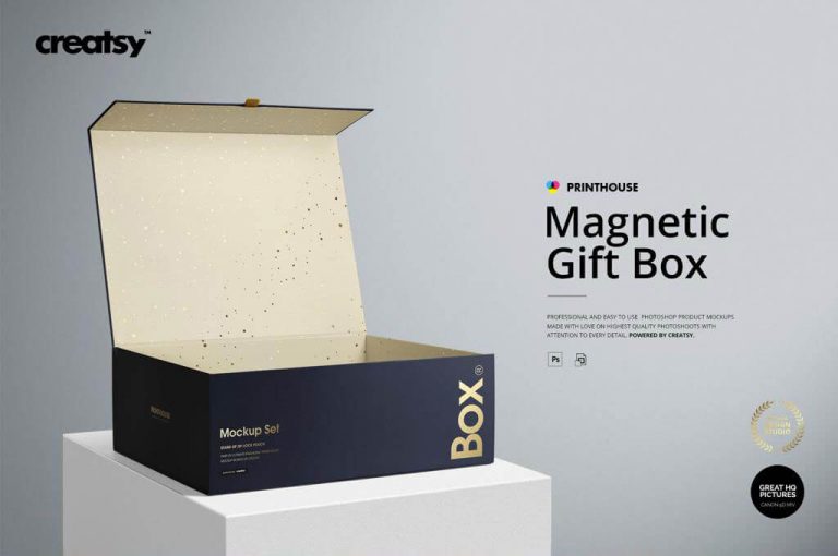 Download 50+ Best Gift Box Mockups — Free & Premium Templates - The Designest