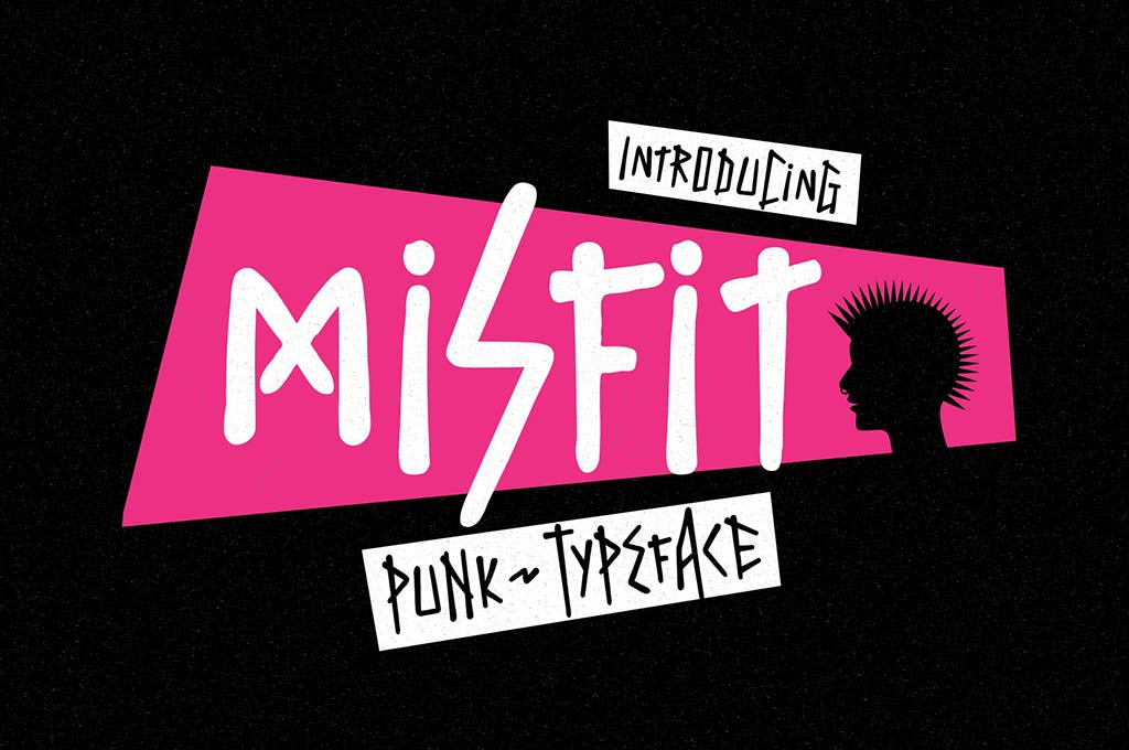 Misfit — Punk Typeface