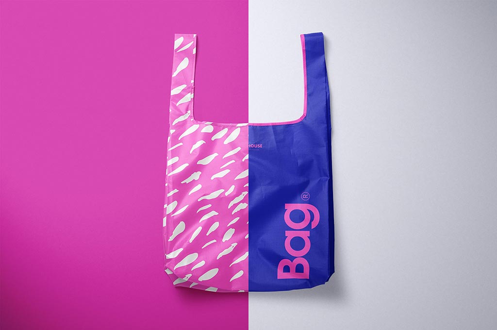 Ripstop Reusable Bag Mockup Set
