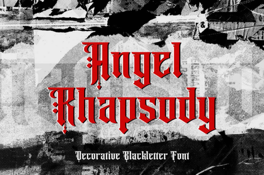 Angel Rhapsody — Gothic Font