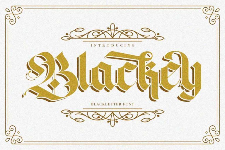 40+ Best Gothic Fonts For Blackletter Typography Lovers - The Designest