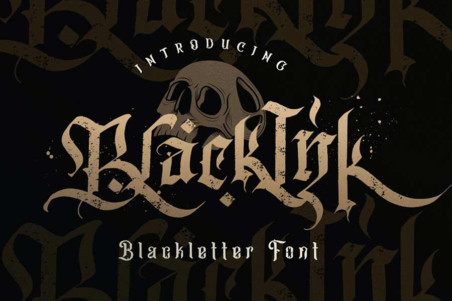 Blackink — Blackletter Font