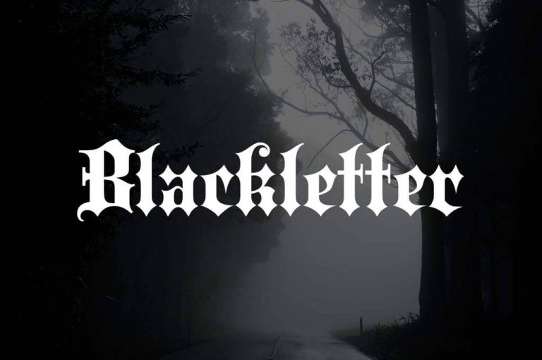 40+ Best Gothic Fonts For Blackletter Typography Lovers - The Designest