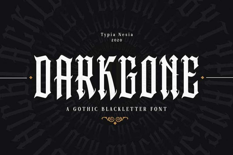 40+ Best Gothic Fonts For Blackletter Typography Lovers - The Designest