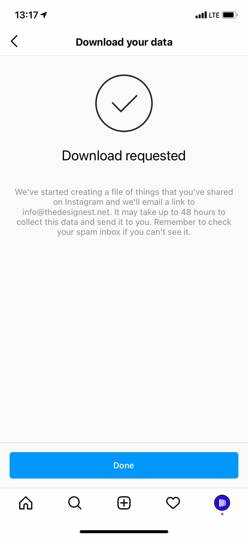 Download Data From Instagram