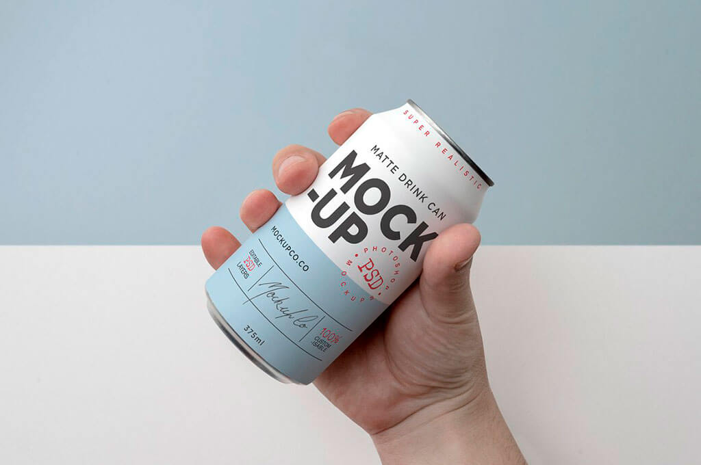 Download 60 Best Can Mockup Templates Free Premium The Designest