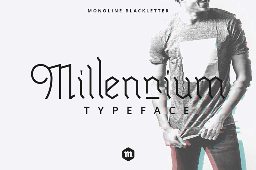 Millennium Blackletter Typeface