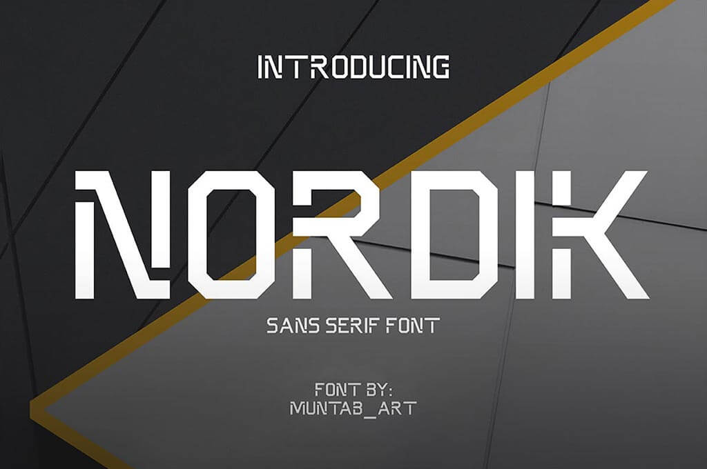 Nordik | Future Font