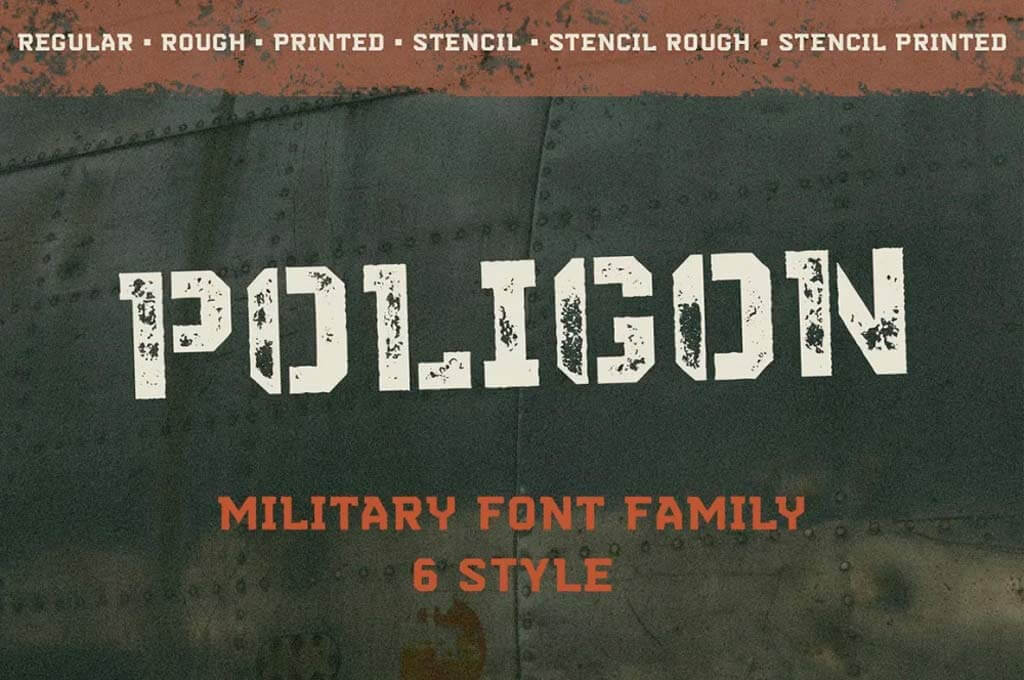 Poligon Military Font