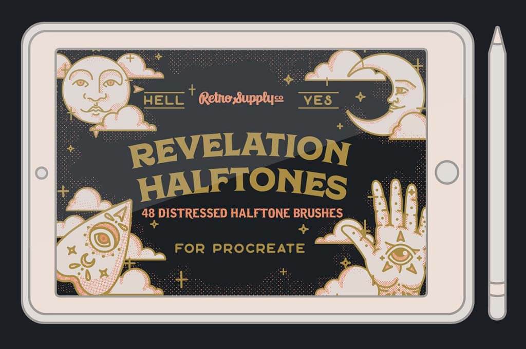 Revelation Halftones for Procreate