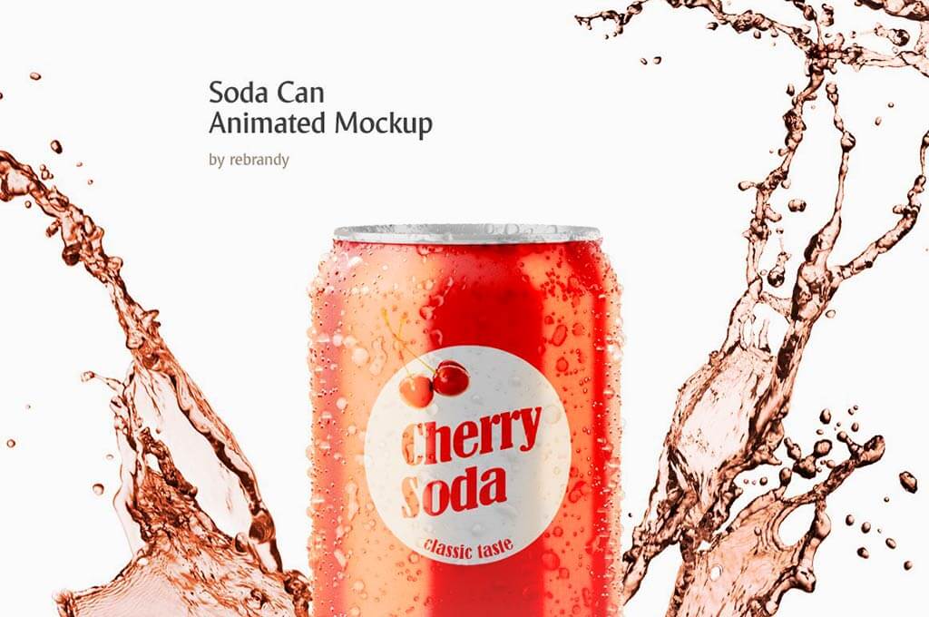 Soda Can Animated Mockup
