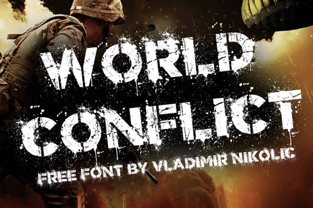 World Conflict Font