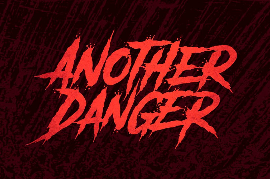 Another Danger | Horror Font