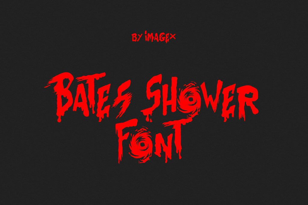Bates Shower Font