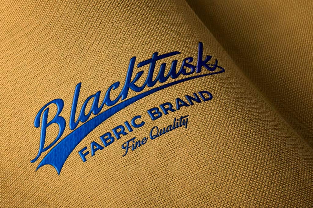 Embroidered Fabric Logo Mockup