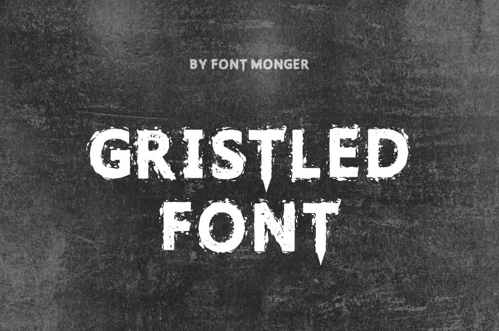 Gristled Font Font