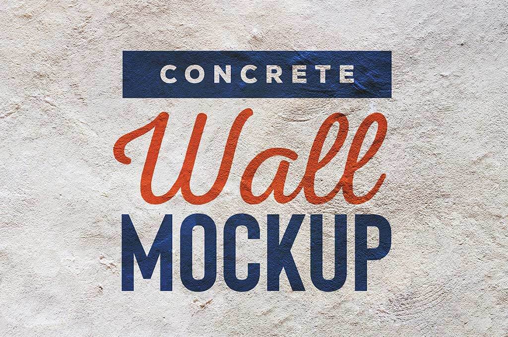 Concrete Wall Mockup