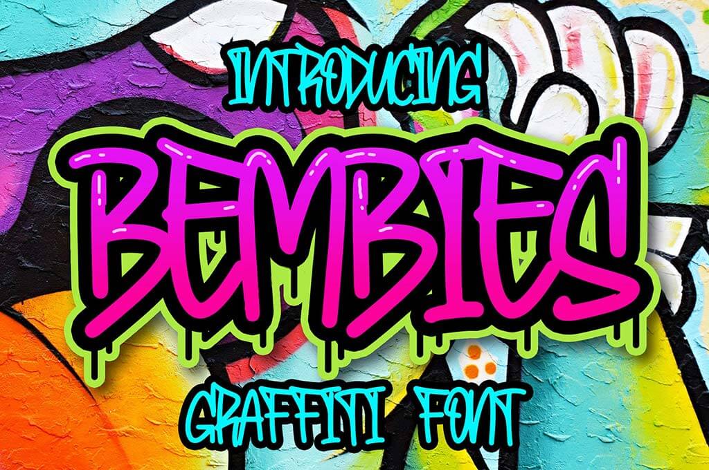Bembies — Graffiti Font