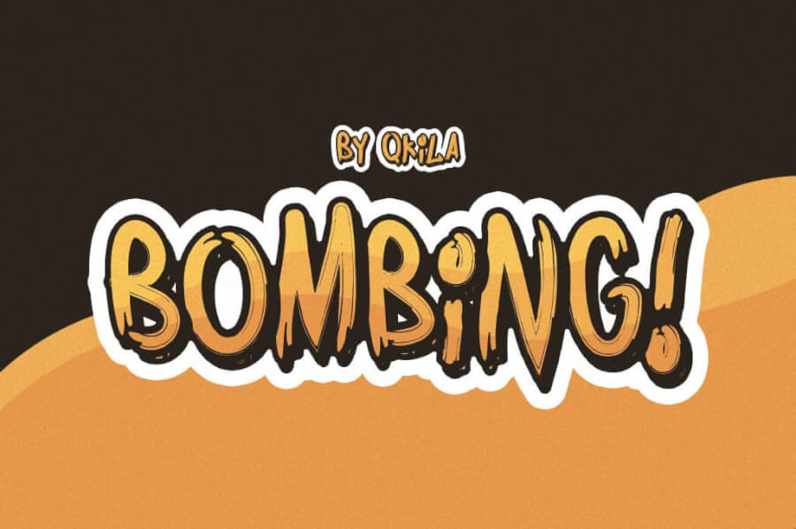 Bombing Font