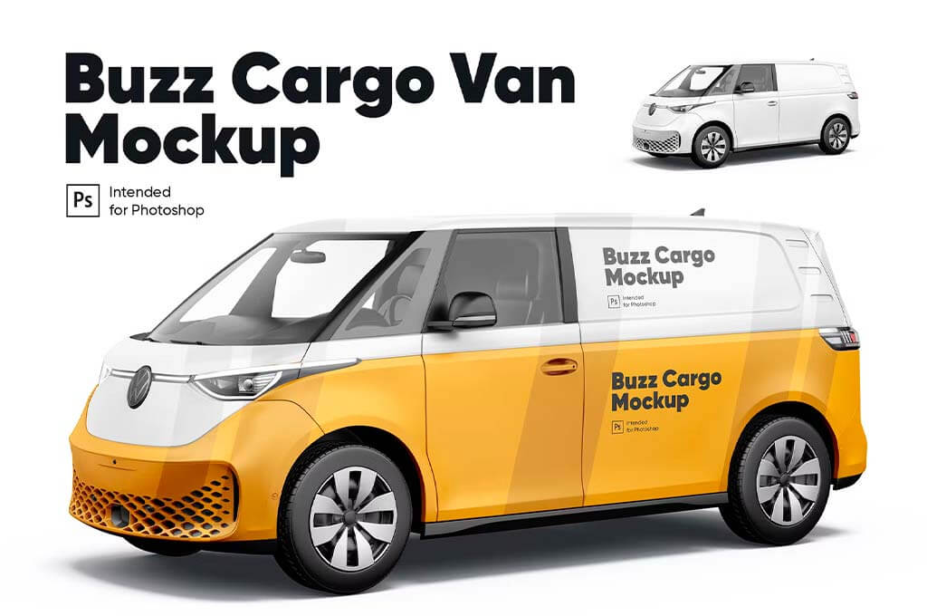 Buzz Cargo Van Mockup