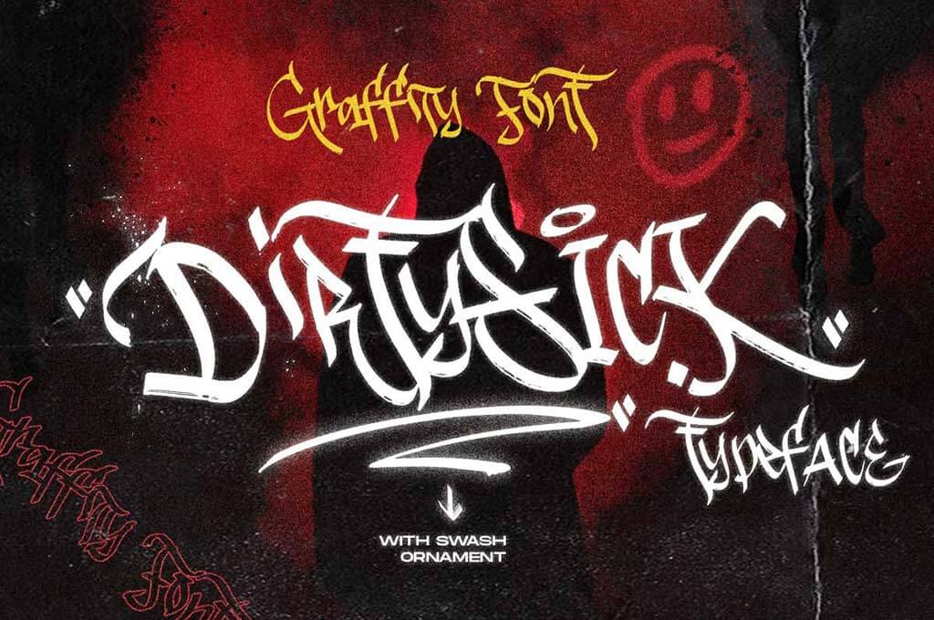 DirtySick | Graffiti Font Logotype