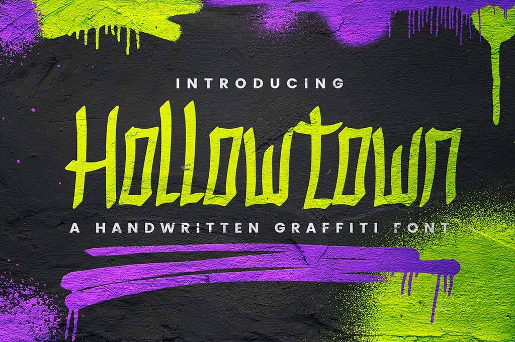 Hollowtown — Handwritten Graffiti