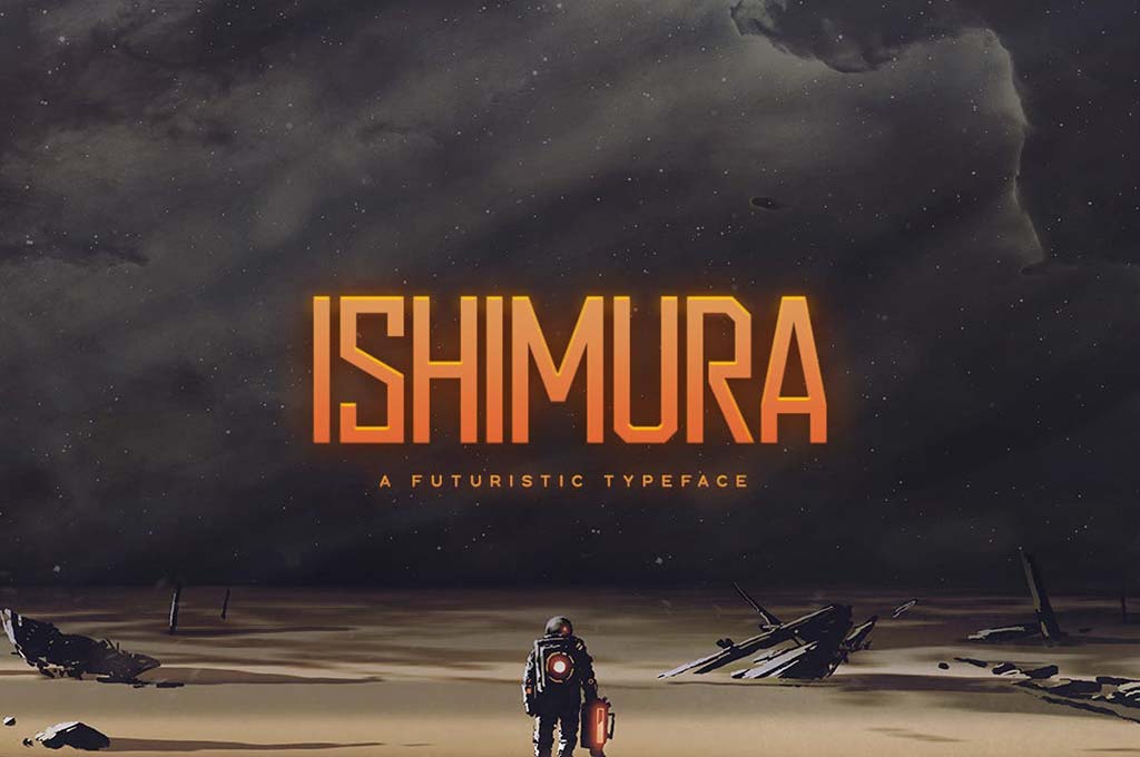 Ishimura — Futuristic Font