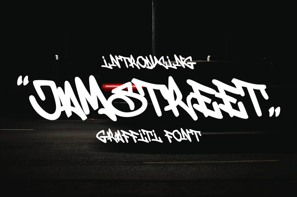 Jamstreet - Monoline Graffiti Font