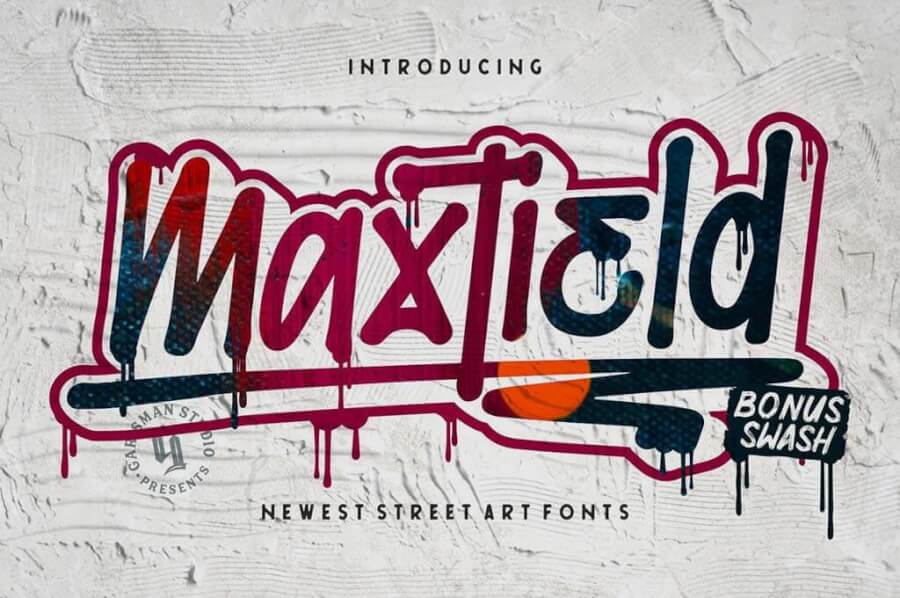 Maxtield | Graffiti Font