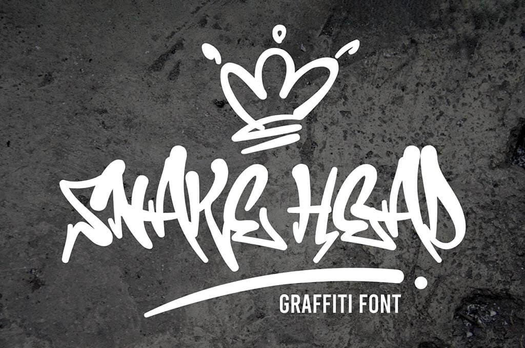Snakehead — Awesome Graffiti Font