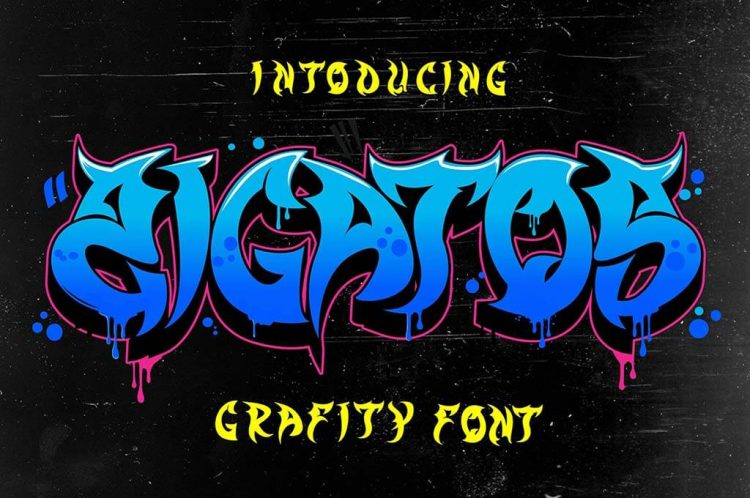 graffiti font free download photoshop