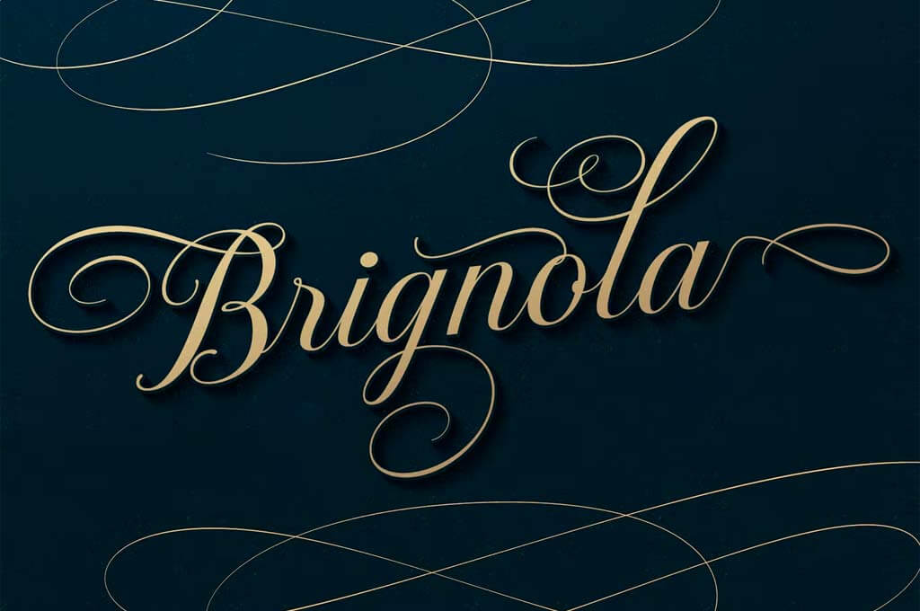 Bringnola Elegant Calligraphy