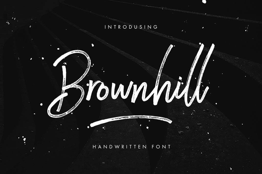 Brownhill Script Font