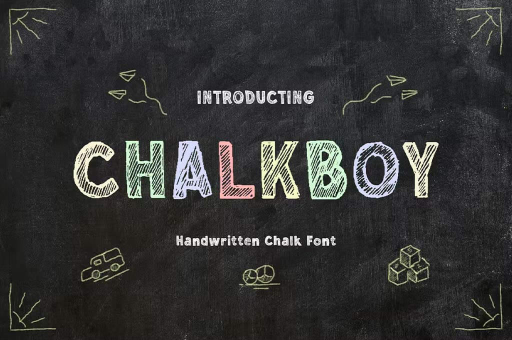 Chalkboy Handwritten Chalk Font