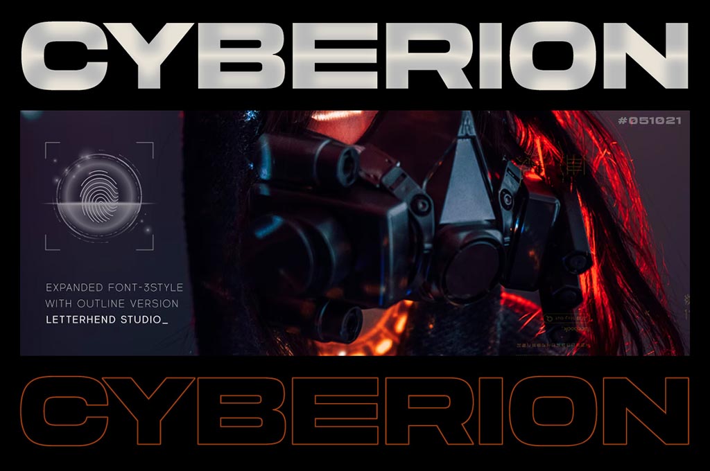 Cyberion – Futuristic Tech Font