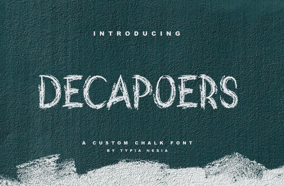 DeCapoers Chalk Font