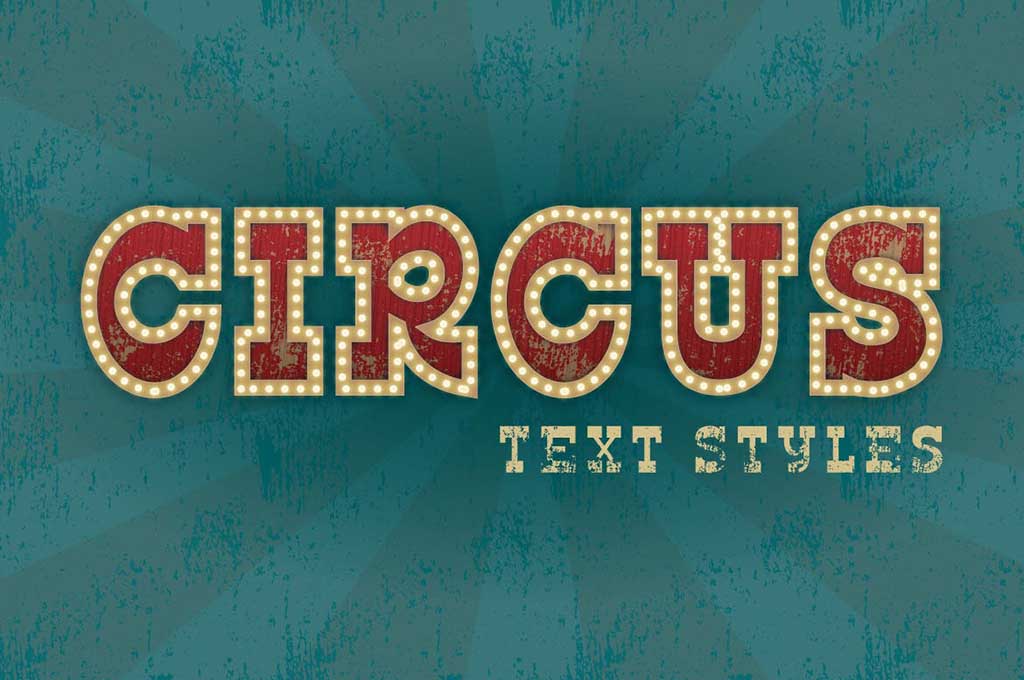 Circus Text Styles
