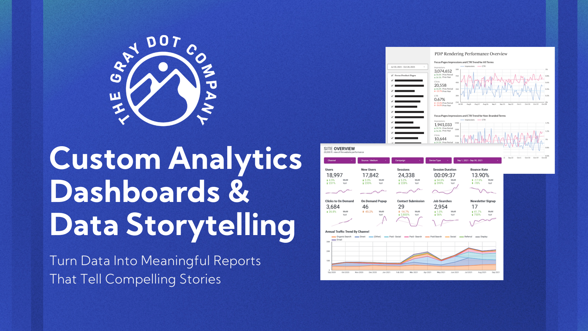 Custom Analytics Dashboards & Data Storytelling