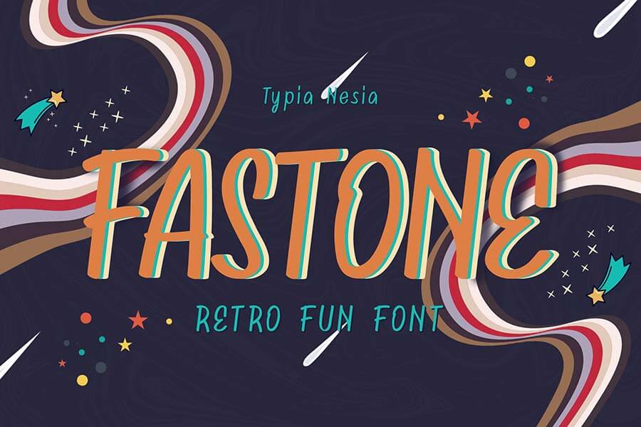 Fastone Fancy Retro Font