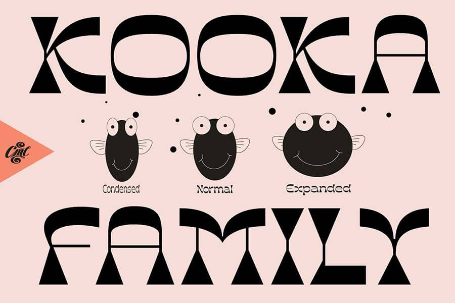 Kooka Font — Fun Groovy Family