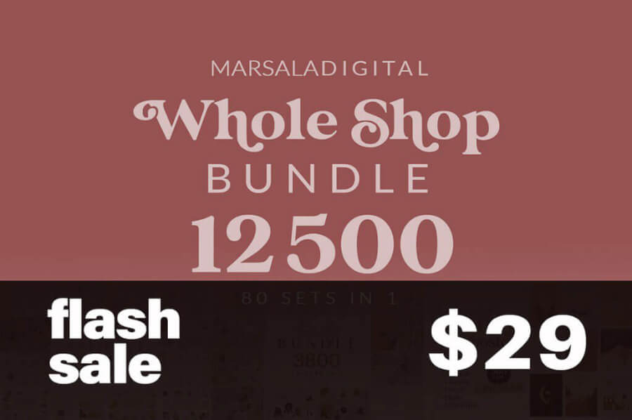Sale Whole Shop Bundle 12500+ — 90% Off