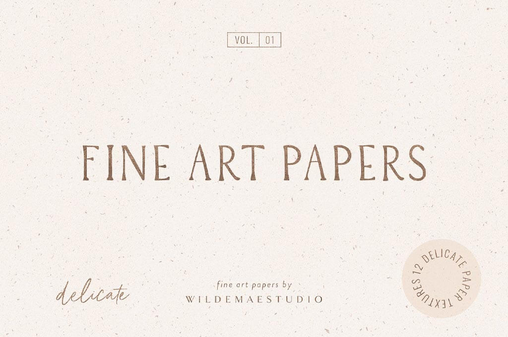 Fine Art Textured Paper Vol. I