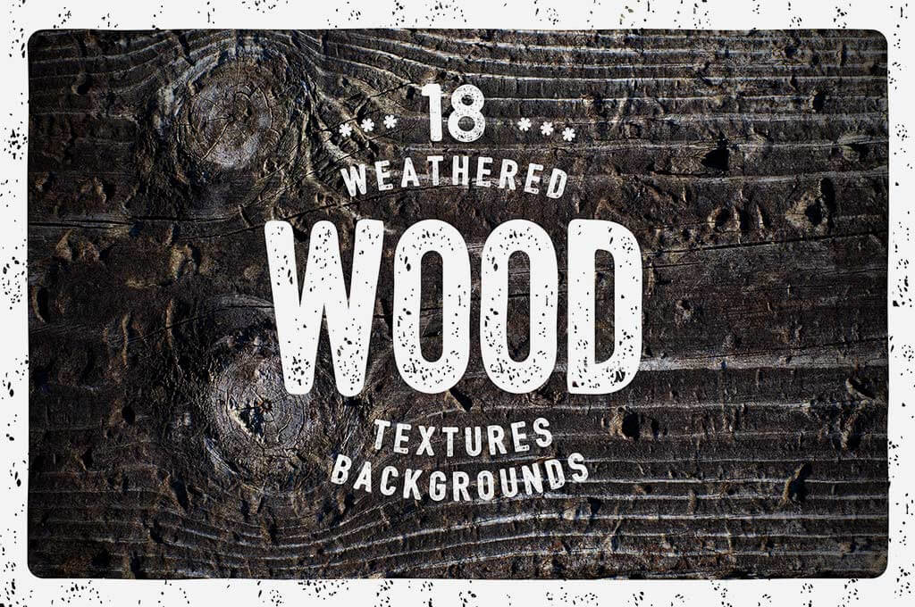 18 Weathered Wood Backgrounds