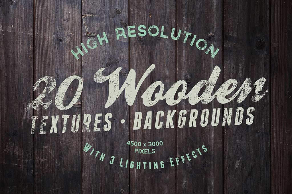 20 Rough Wood Textures
